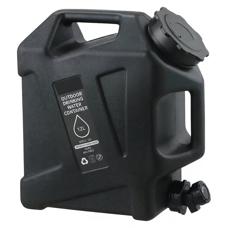 12 Litre Water Jug with Spigot for Off-Grid Camping - product view 13 | Buffalo Gears
