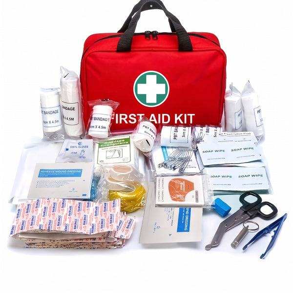 260 Piece First Aid Kit in a Portable Carry Bag