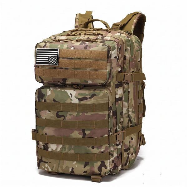 45L MOLLE Rucksack with 5 Pockets in 600D Nylon