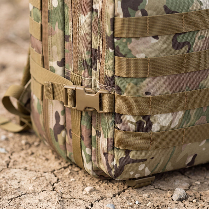 45L MOLLE Rucksack with 5 Pockets in 600D Nylon - product view 4 | Buffalo Gears