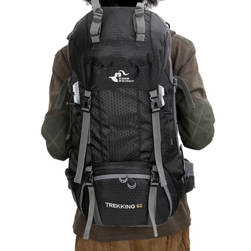 60L Waterproof Backpack for Multi-Day Trekking Trips - product view 3 | Buffalo Gears