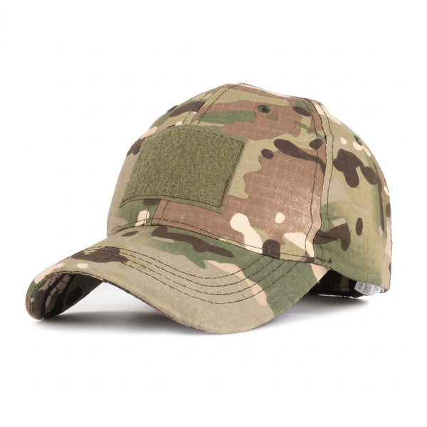 Adjustable Camouflage Field Cap in Breathable Polyester