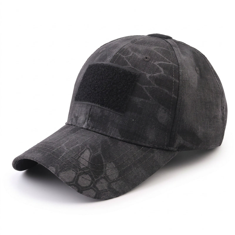 Adjustable Camouflage Field Cap in Breathable Polyester - product view 7 | Buffalo Gears
