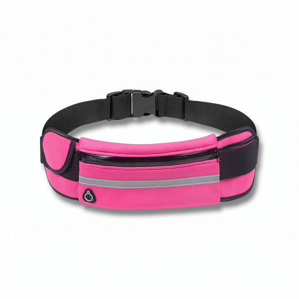 Adjustable Trail Running Waist Belt with Headphone Port