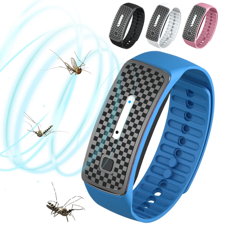 Adjustable Ultrasonic Mosquito Repellent Wristband - product view 6 | Buffalo Gears