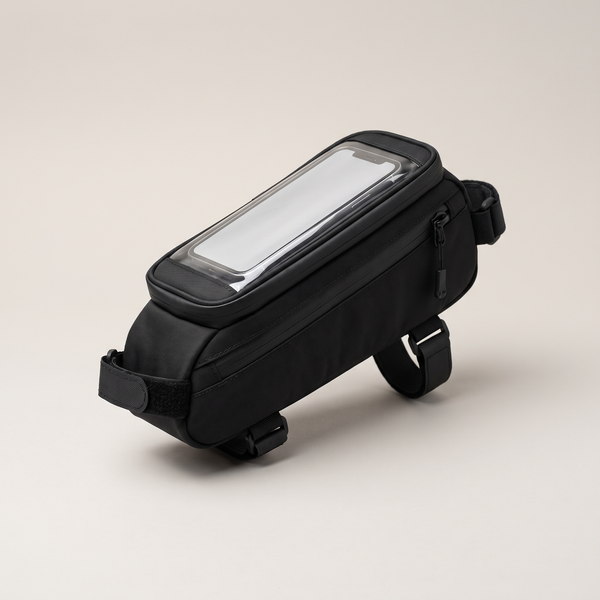 Bike Frame Bag Water-Resistant Top Tube Phone Sleeve Cycling