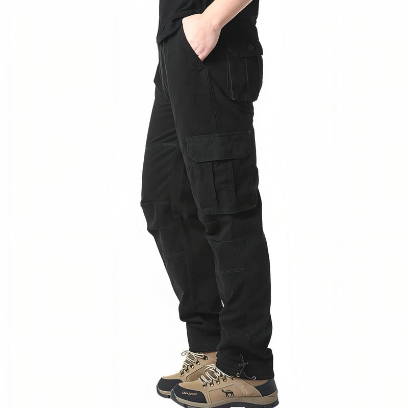 Breathable Cotton Cargo Trousers for All-Season Trekking - product view 12 | Buffalo Gears