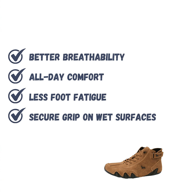 Breathable Slip-Resistant Trainers for Everyday Walking - product view 3 | Buffalo Gears