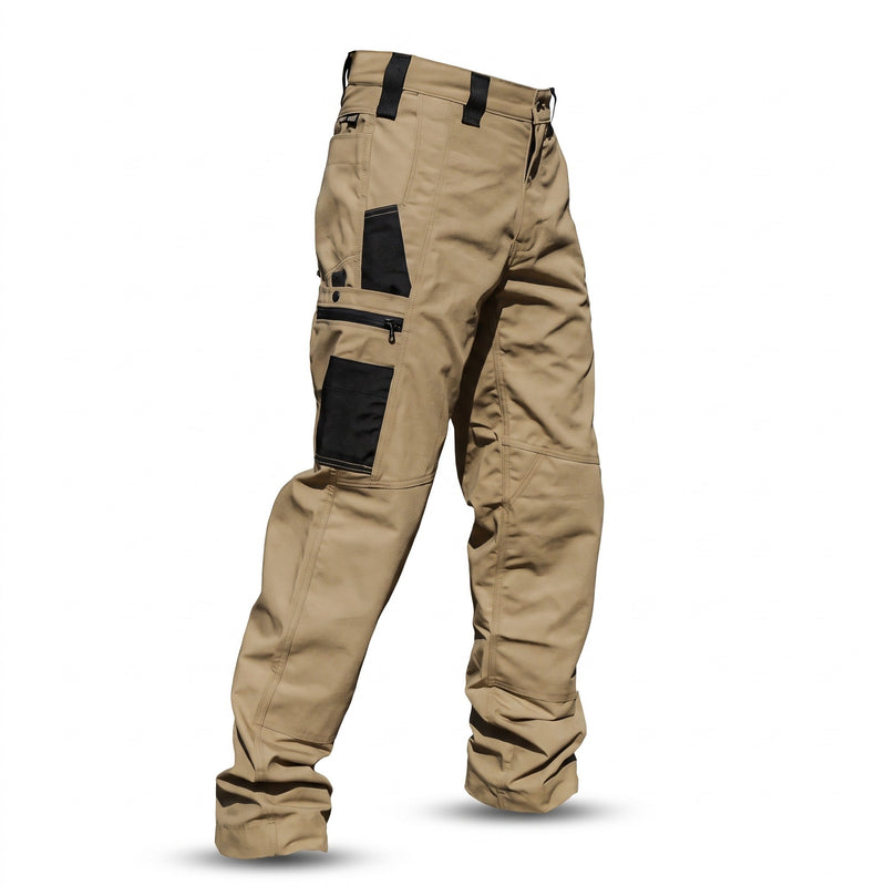 Cargo Trousers for Men with Zip Pockets, Straight Leg - product view 6 | Buffalo Gears