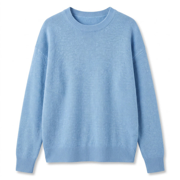 Cashmere Blend Jumper for Women, Loose Plush Knit