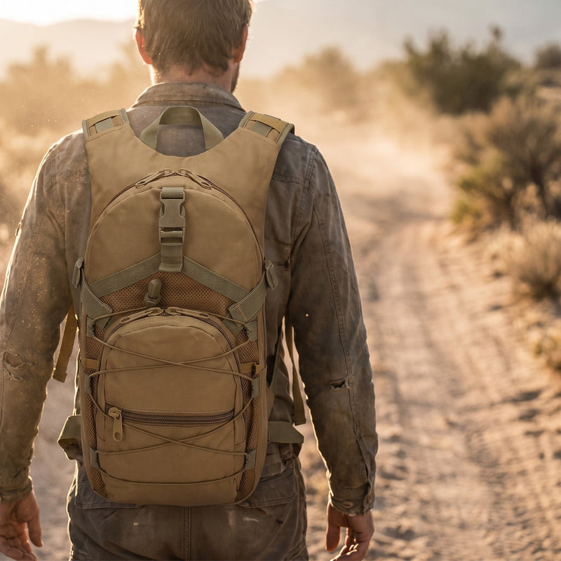 Compact 15L Daypack in Water-Resistant 800D Oxford - product view 3 | Buffalo Gears