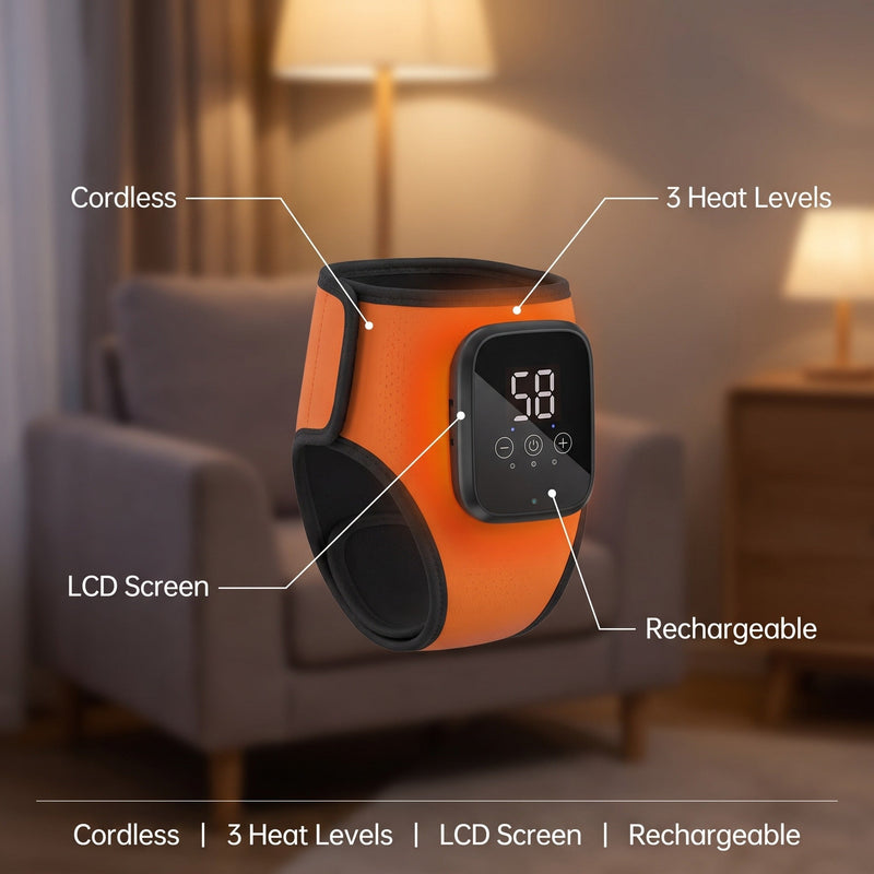 Cordless Ankle Massager with Vibration and Three Heat Levels - product view 2 | Buffalo Gears