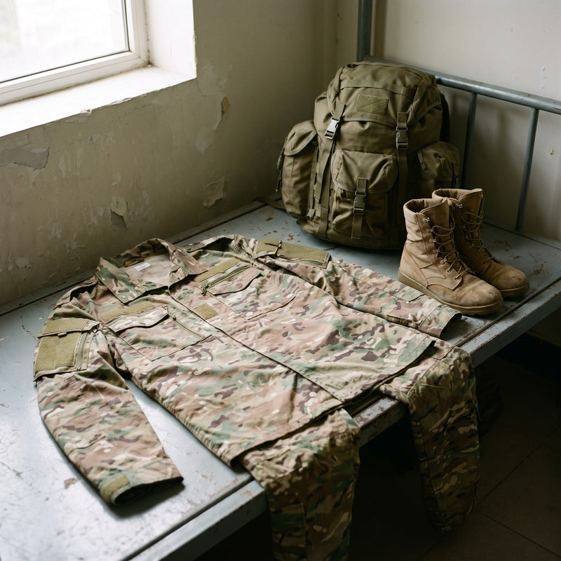 CP Camo Combat Uniform Set with Stretch Shirt and Trousers - product view 5 | Buffalo Gears