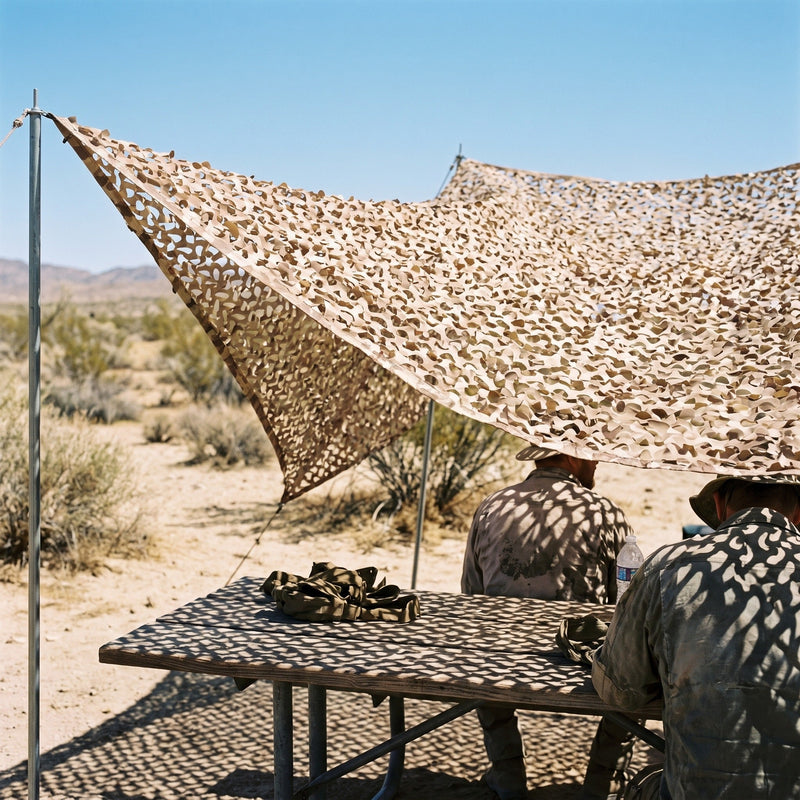 Desert Camo Net and Shade Sail with UV-Treated Oxford Fabric - product view 5 | Buffalo Gears