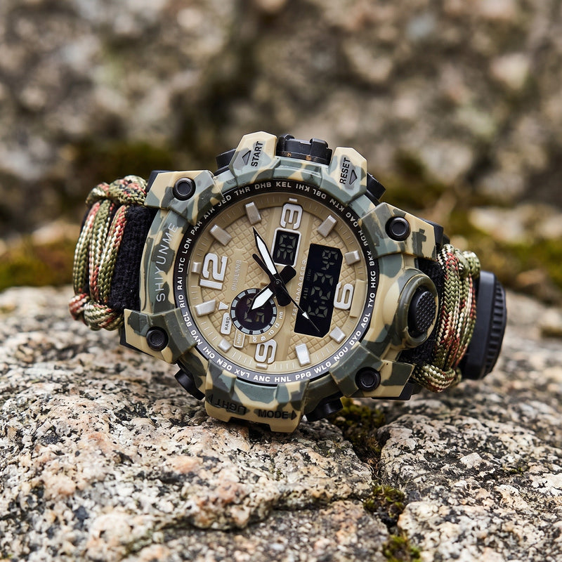 Digital Trail Watch with Built In Compass and Thermometer - product view 4 | Buffalo Gears
