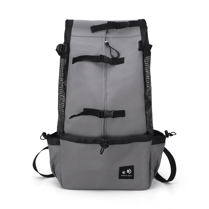Dog Hiking Carrier Backpack with Ventilated Mesh and Padded Straps - product view 6 | Buffalo Gears