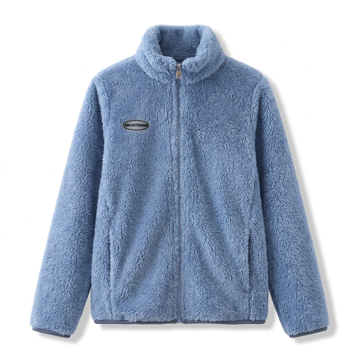 Double Faced Coral Fleece Coat for Women in Blue - product view 1 | Buffalo Gears