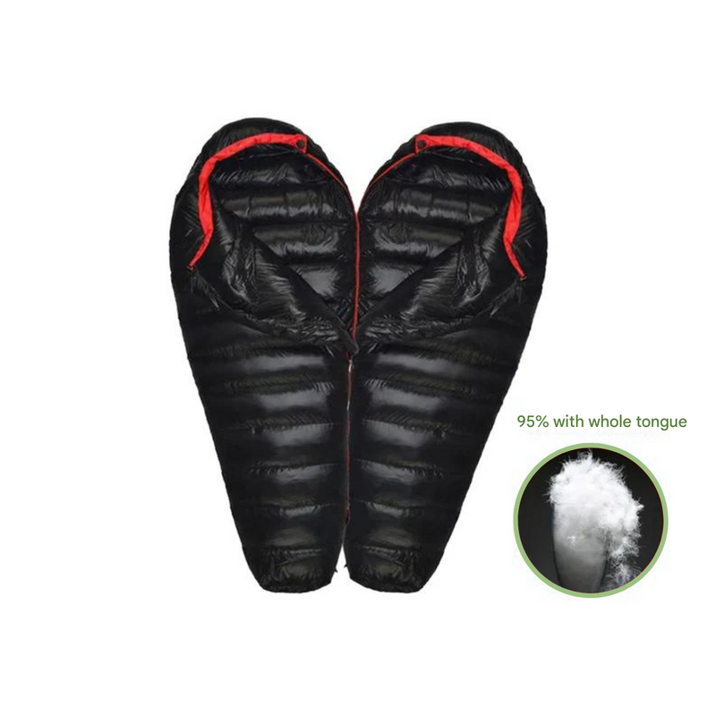 Down-Filled Winter Sleeping Bag Rated to -20C for Camping - product view 7 | Buffalo Gears