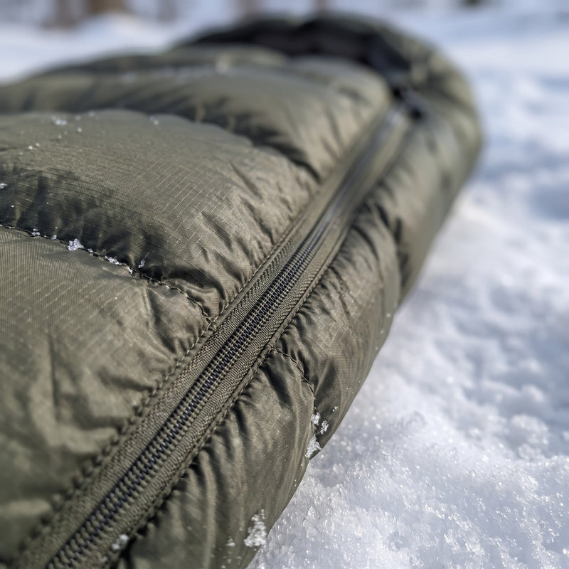 Down Mummy Sleeping Bag for Winter Expeditions - product view 3 | Buffalo Gears
