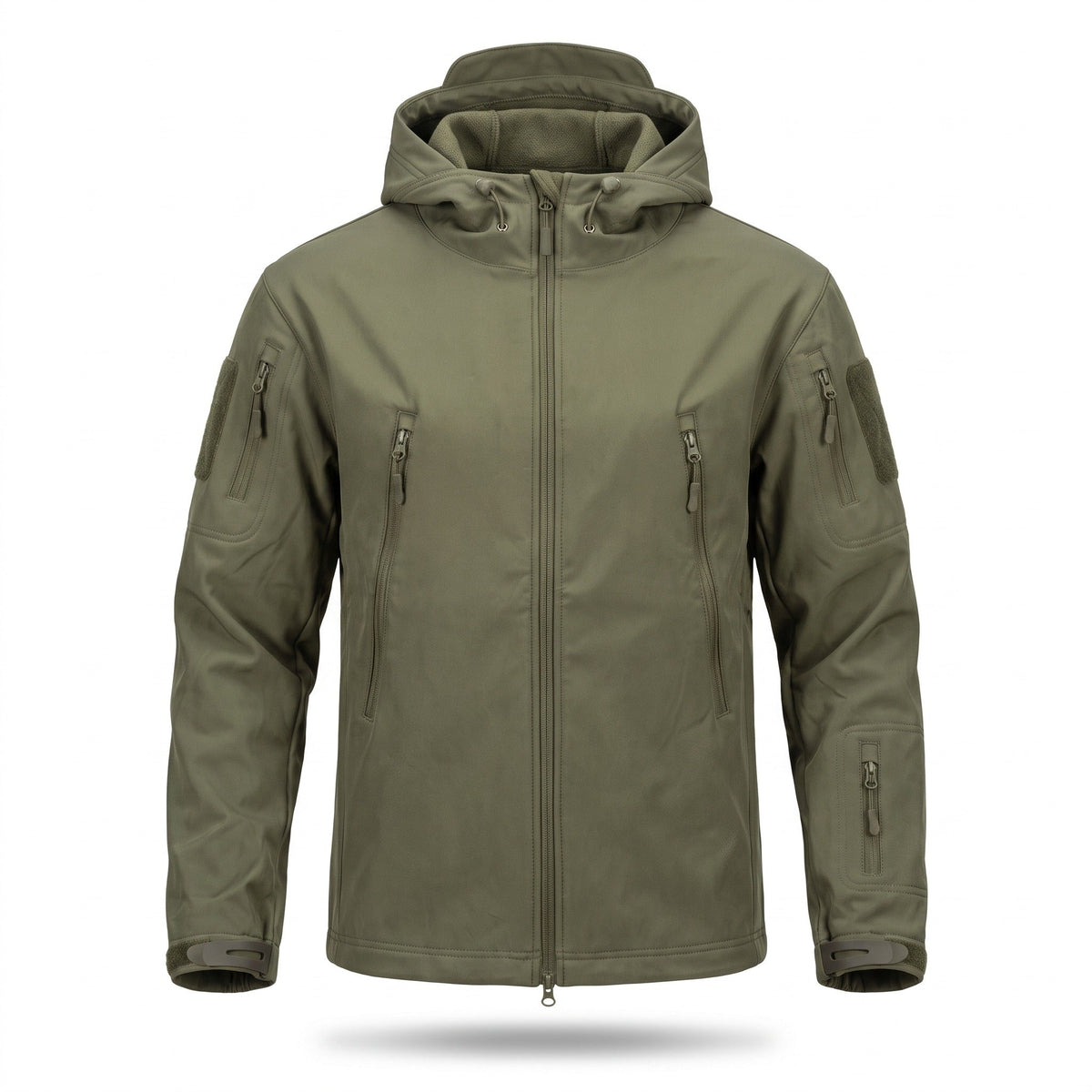 Fleece Backed Softshell Jacket for Men, Hooded - product view 1 | Buffalo Gears