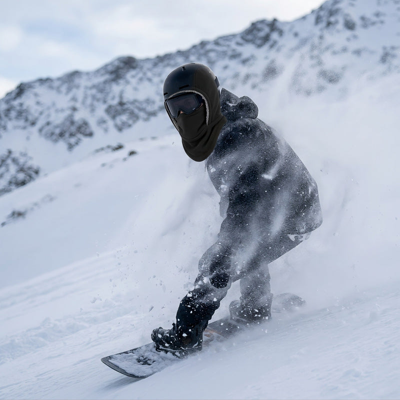 Fleece Balaclava Worn as Hood, Face Mask or Neck Warmer - product view 5 | Buffalo Gears