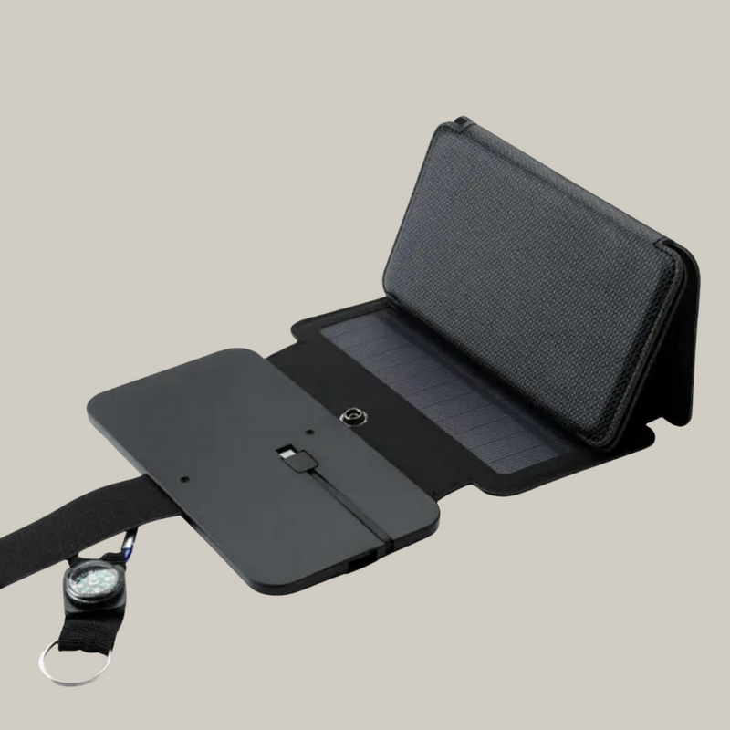 Foldable Solar Panel Charger for Off-Grid Hiking Power - product view 2 | Buffalo Gears
