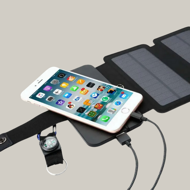 Foldable Solar Panel Charger for Off-Grid Hiking Power - product view 3 | Buffalo Gears