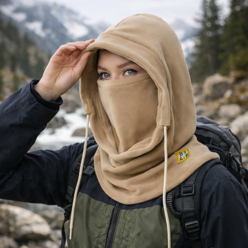 Full Face Fleece Balaclava for Extreme Cold Hiking Trips - product view 5 | Buffalo Gears