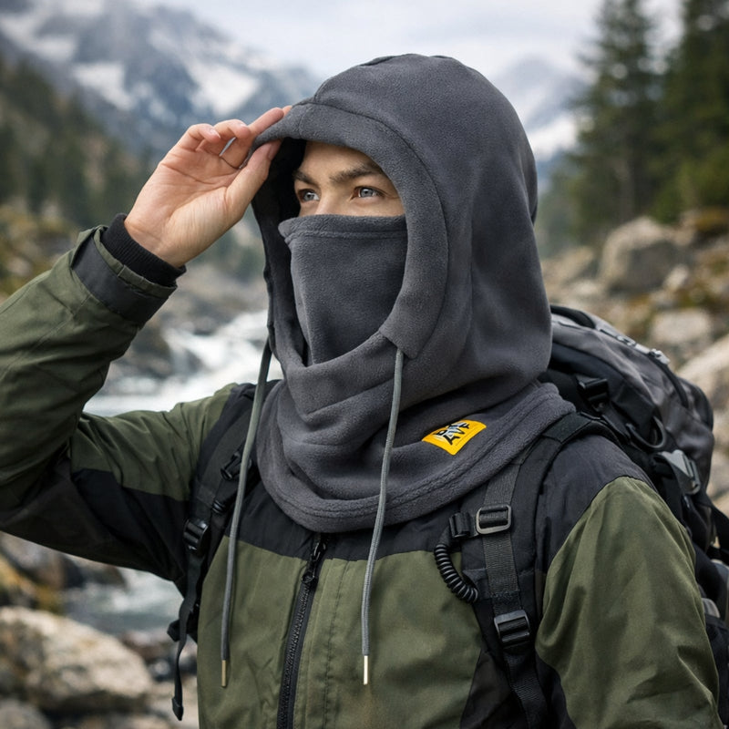 Full Face Fleece Balaclava for Extreme Cold Hiking Trips - product view 7 | Buffalo Gears