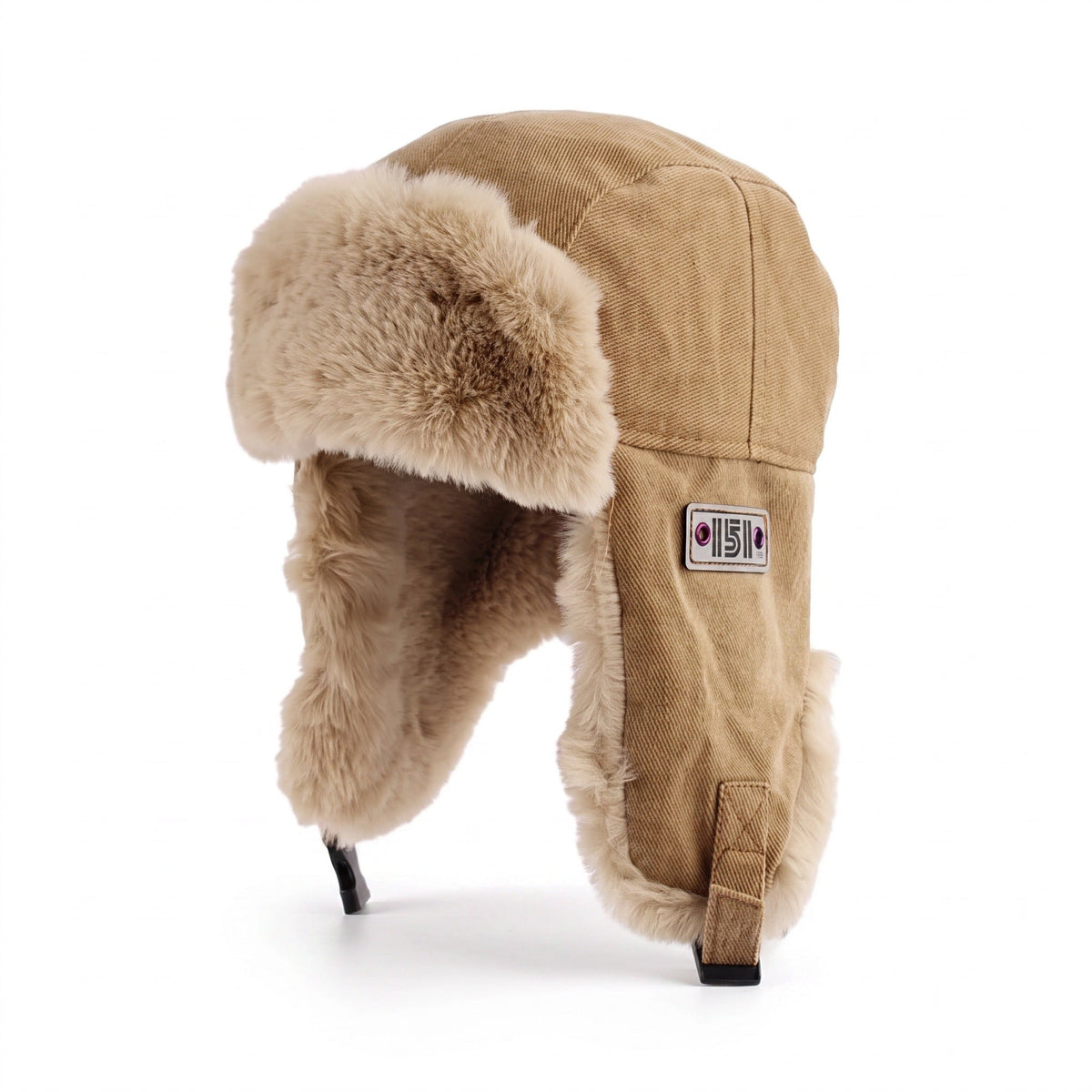 Fur Lined Trapper Hat with Adjustable Fastening Ear Flaps - product view 1 | Buffalo Gears