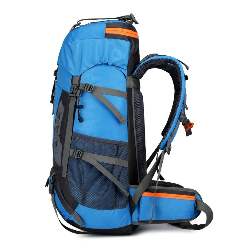 60-Litre Waterproof Hiking Backpack High-Capacity Camping Travel Pack – product view 9 | Buffalo Gears