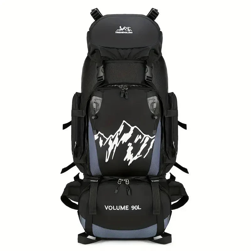 90-Litre Waterproof Hiking Backpack High-Capacity Travel Camping Pack – product view 2 | Buffalo Gears