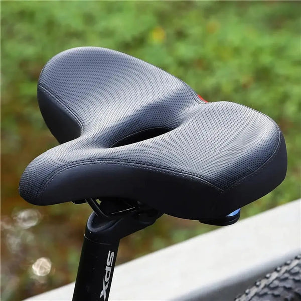 Ergonomic Bike Saddle Wide Comfortable Shock-Absorbing Seat