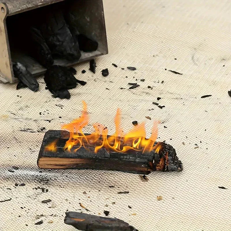 Fireproof BBQ Mat Heat Resistant Fire Pit Floor Protection – product view 2 | Buffalo Gears