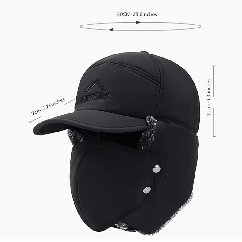 Full Face Winter Hat Thermal Lined Wind-Resistant Balaclava – product view 3 | Buffalo Gears