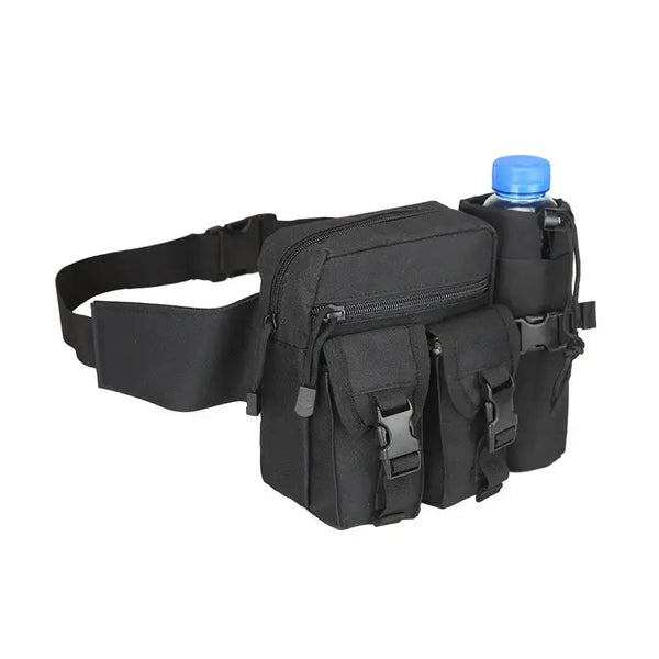 Hiking Waist Bag Water-Resistant Fanny Pack Outdoor Utility Pouch