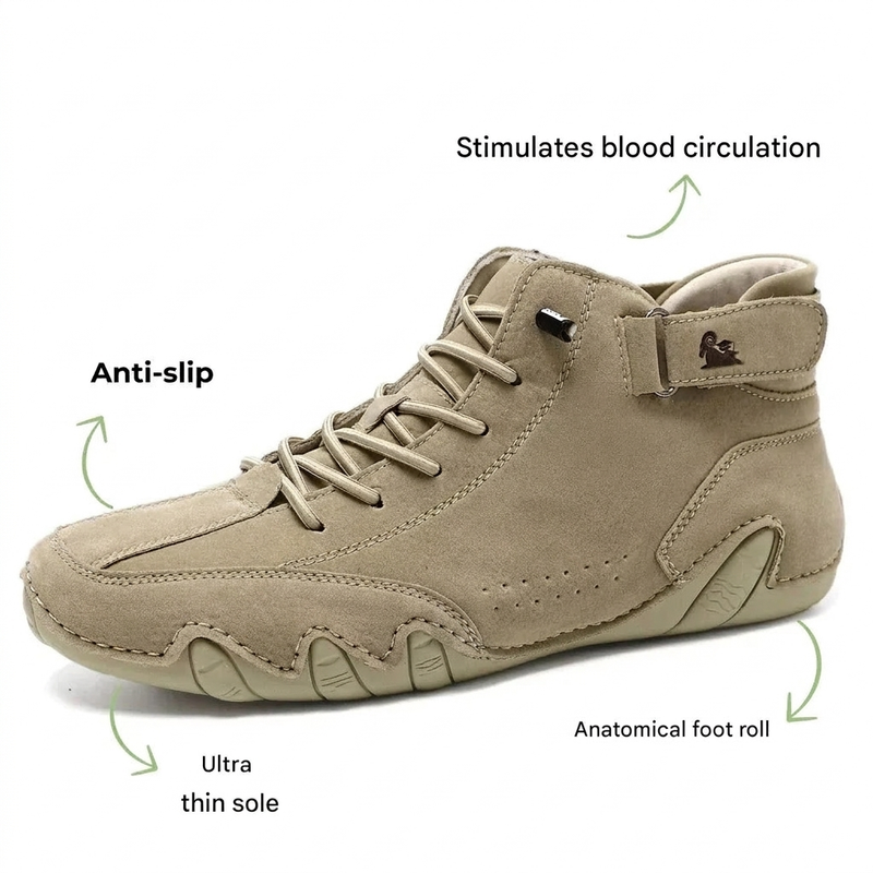 Men's Barefoot Shoes Waterproof Wide-Fit Minimalist Walking – product view 2 | Buffalo Gears