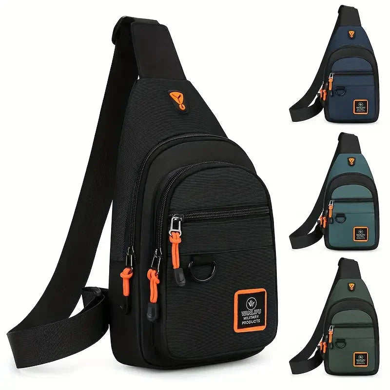 Men's Shoulder Bag Water-Resistant Outdoor Crossbody Sling Pack – product view 8 | Buffalo Gears