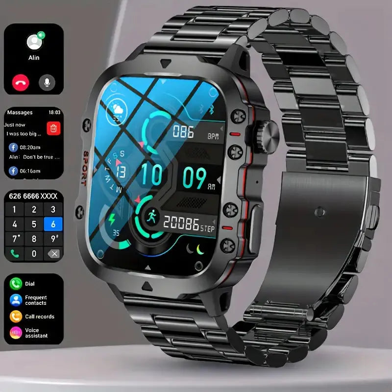 Men's Sports Smartwatch IP68 Weather-Resistant Fitness Tracker Watch – product view 6 | Buffalo Gears