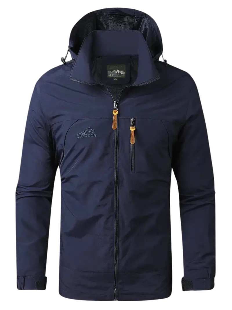 Men's Waterproof Wind-Resistant Jacket Breathable Outdoor Spring Coat – product view 4 | Buffalo Gears