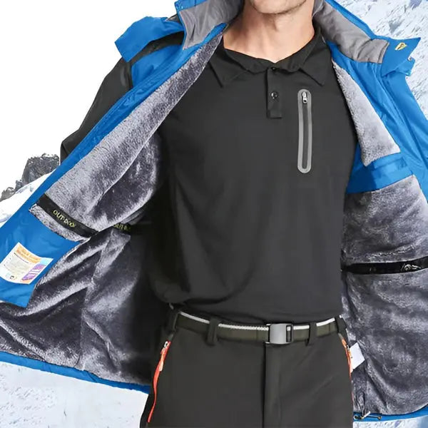 Men's Waterproof Wind-Resistant Winter Jacket Insulated Outdoor Coat – product view 7 | Buffalo Gears
