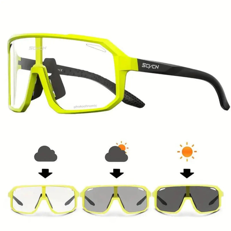 Photochromic Cycling Sunglasses UV-Protection Lightweight Sports – product view 6 | Buffalo Gears