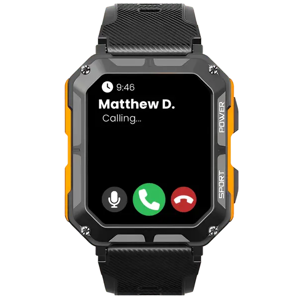 Rugged Smartwatch IP68 Weather-Resistant Heart Rate Fitness Tracker – product view 8 | Buffalo Gears