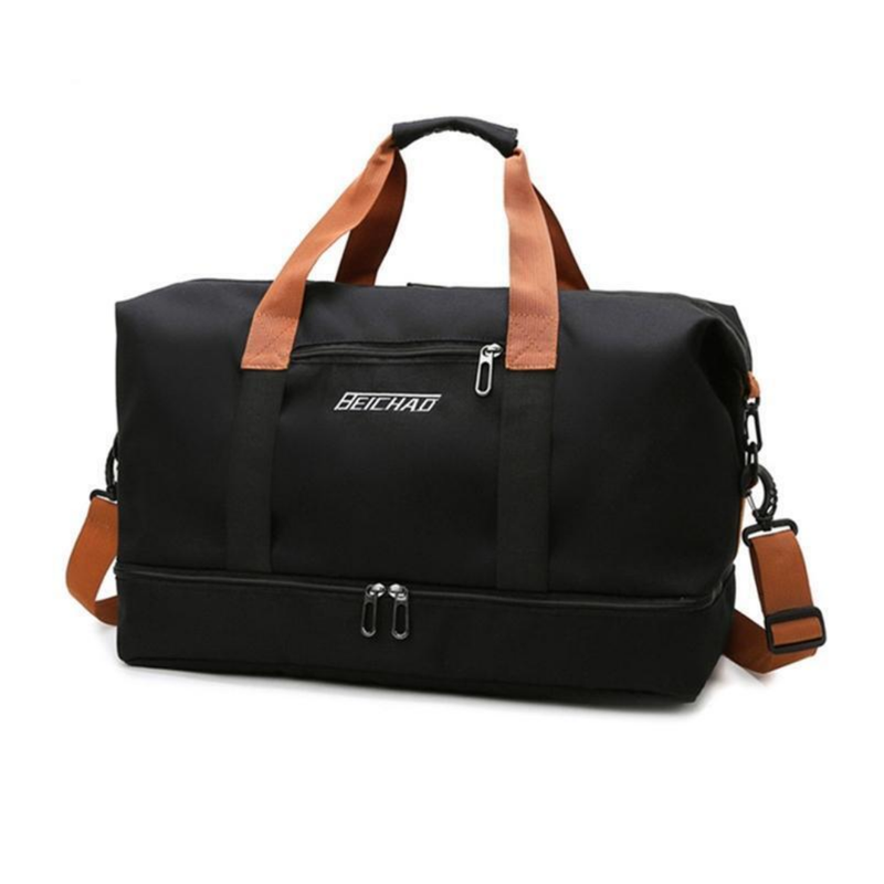 Water-Resistant Sports Travel Bag Gym Duffel with Shoe Compartment – product view 3 | Buffalo Gears