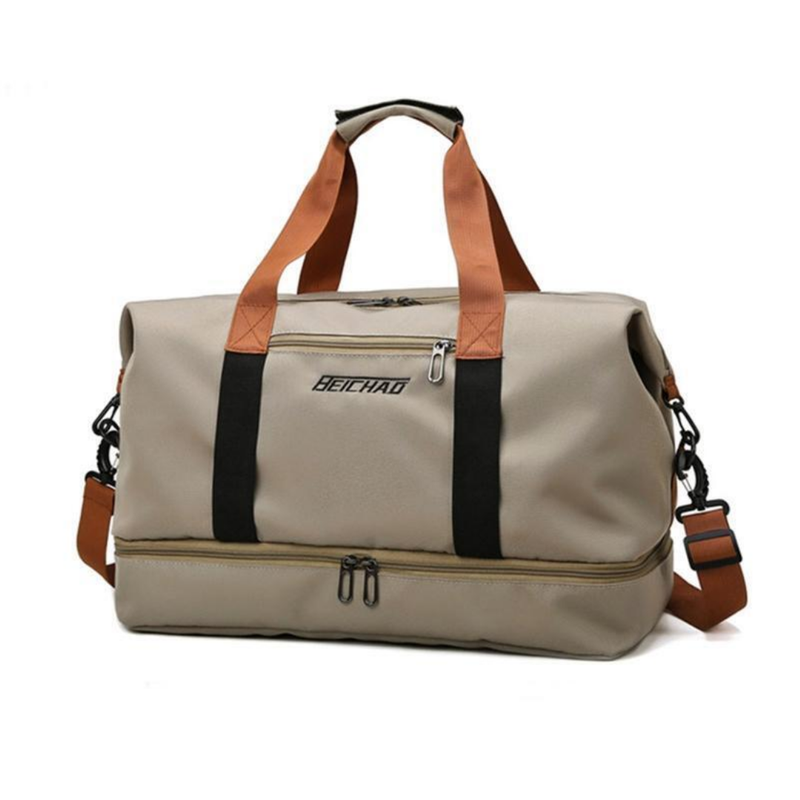 Water-Resistant Sports Travel Bag Gym Duffel with Shoe Compartment – product view 7 | Buffalo Gears