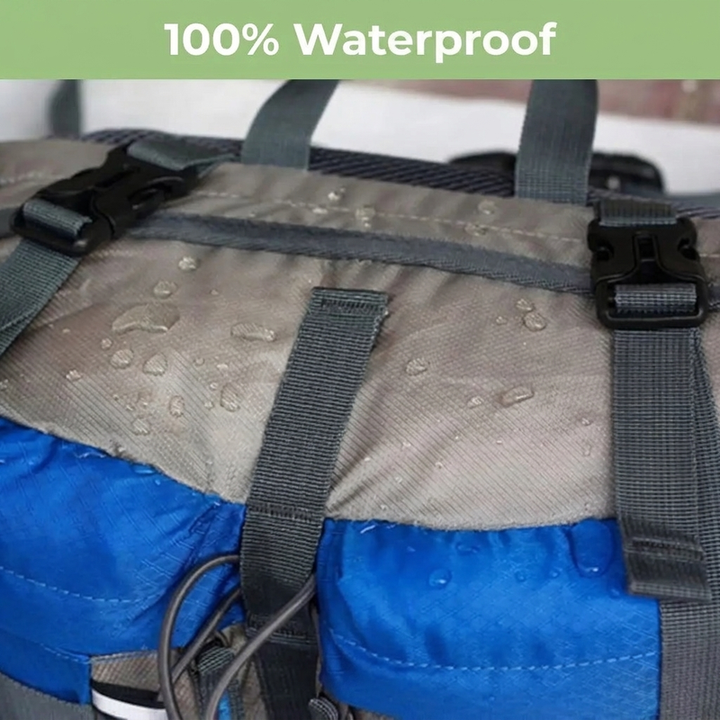 Waterproof Hiking Waist Bag 5-Litre Outdoor Fanny Pack with Pockets – product view 4 | Buffalo Gears