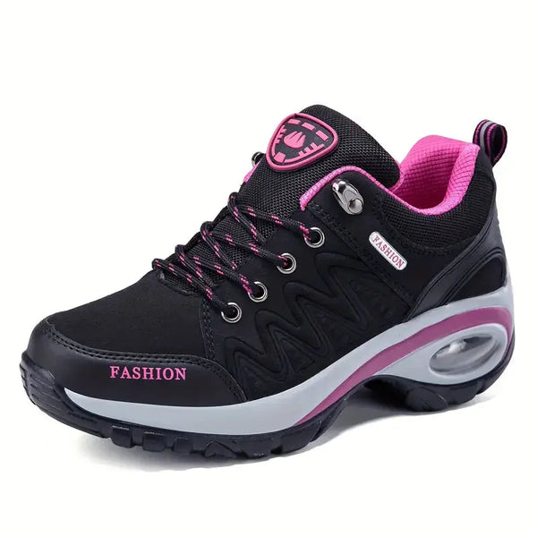 Women's Waterproof Hiking Shoes Wide-Fit Supportive Outdoor Walking