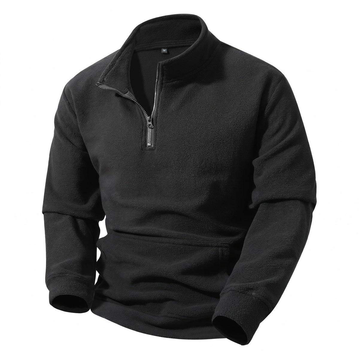 Half Zip Fleece Sweatshirt for Men, Loose Outdoor Cut - product view 1 | Buffalo Gears