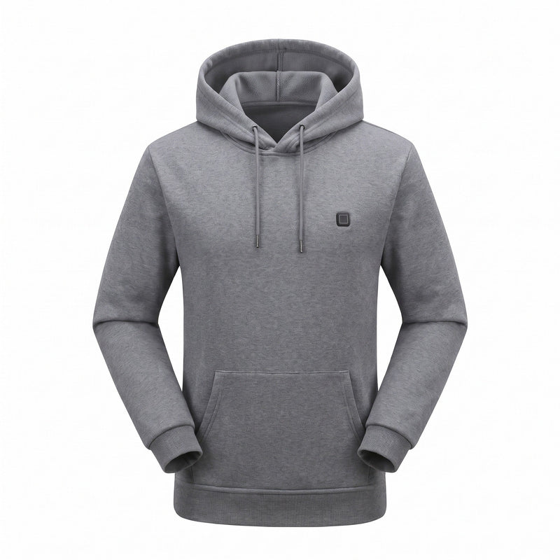 Heated Fleece Hoodie with 7 Heat Zones and Kangaroo Pocket - product view 5 | Buffalo Gears