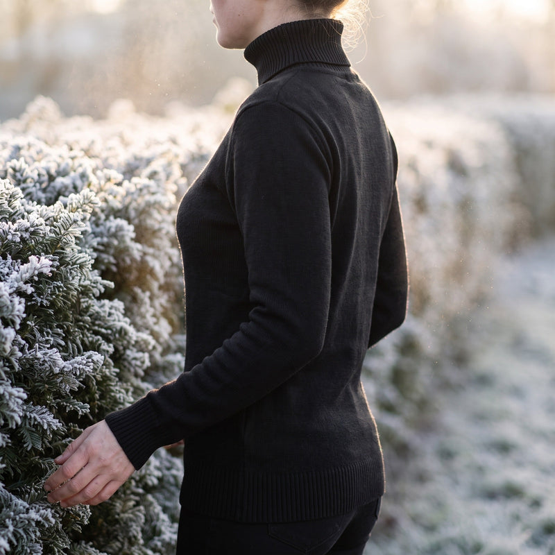 High Neck Jumper for Women in a Viscose Blend - product view 2 | Buffalo Gears